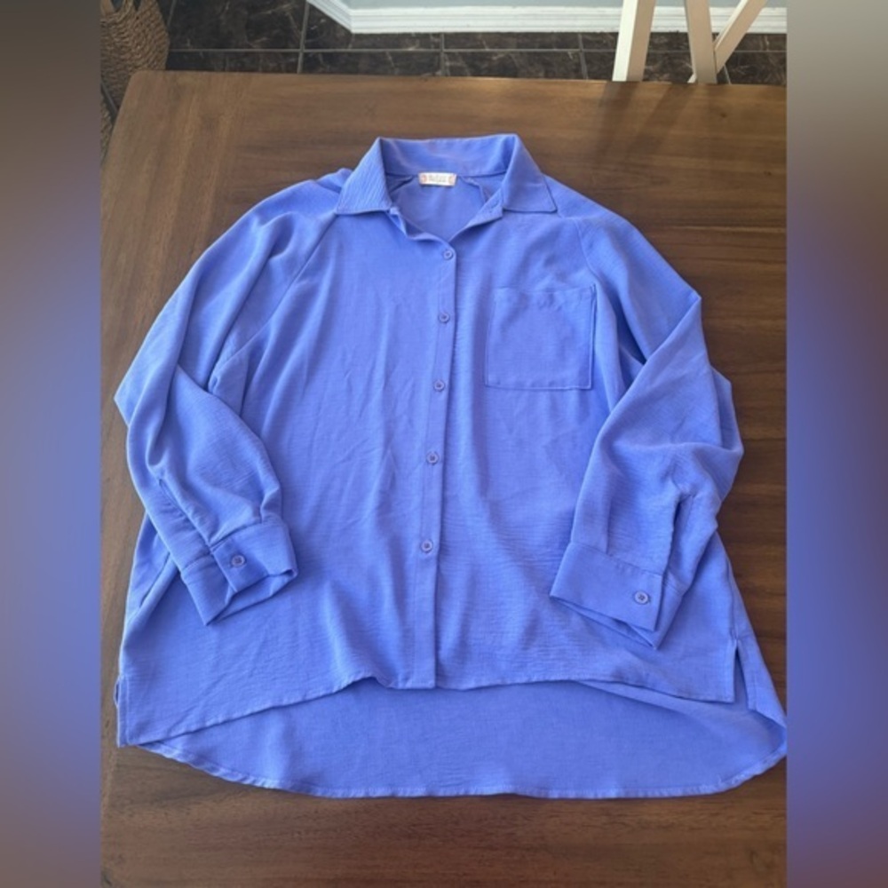 Altar’d State Purple Oversized top Small